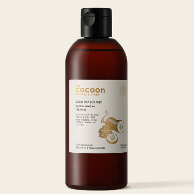 Gel rửa mặt bí đao Cocoon 310ml kiềm dầu sạch mụn thuần chay