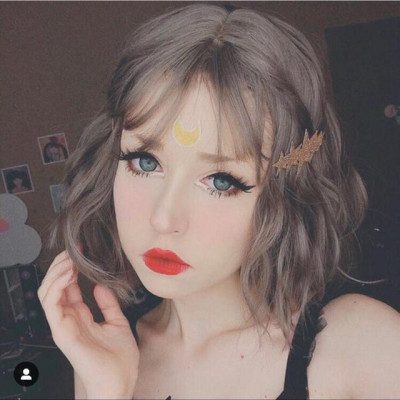 Tóc giả cao cấp víc xù + tặng lứoi chùm tóc- hình thật