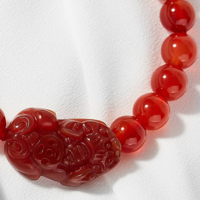 Vòng tay phong thủy đá thiên nhiên phối tý hưu đá - Ngọc Quý Gemstone