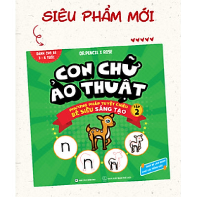 Sách Con Chữ Ảo Thuật - Tập 2 - Tác giả Dr. Pencil & Rose