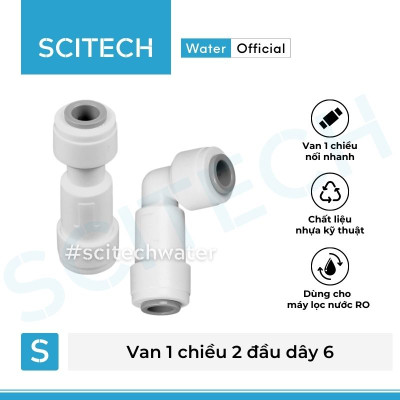 Van 1 chiều 2 đầu dây 6 dùng trong máy lọc nước - Hàng chính hãng