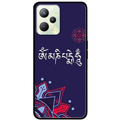 Ốp lưng dành cho Realme C35 - Realme Narzo 50A Prime mẫu Om Mani Tiếng Phạn