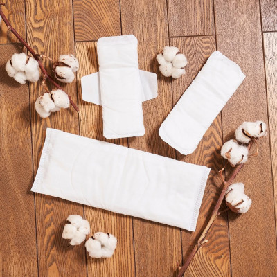 Băng Vệ Sinh Organic Có Cánh Cotton Labo Organic Napkin Wings - 25.5cm (16 Miếng/Gói)