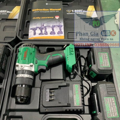 Máy khoan pin CAO CẤP TBOSS 21V 