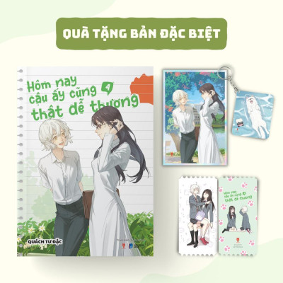 Sách - Hôm Nay Cậu Ấy Cũng Thật Dễ Thương - Tập 4 - Quách Tư Đặc - AZ Việt Nam