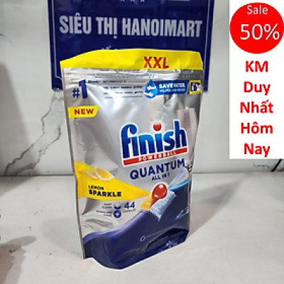 Viên rửa chén, bát Finish All in 1 max Eco 0% (40 viên) - Dành cho máy - Nhập khẩu tại Đức