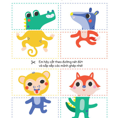 30++ Hoạt Động Rèn Luyện Kỹ Năng Tư Duy Cho Trẻ - Ghép Cặp_DTI