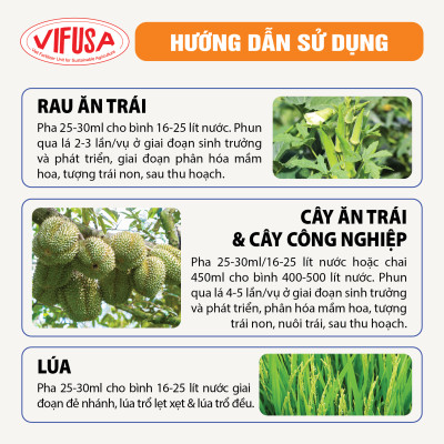 BANDA.Orich Ultra - Phân bón Amino Fulvic chai 500ml