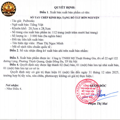 COMBO 2 Sách Chép Kinh - Kinh Địa Tạng, Dược Sư - PAI BOOKS.