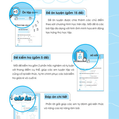 Đề Ôn Luyện Và Tự Kiểm Tra Toán Lớp 1 - Tập 1 (Biên Soạn Theo Chương Trình GDPT Mới) - MEGA