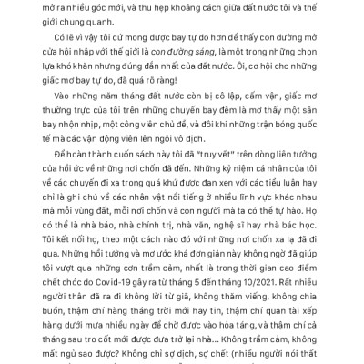 Những Giấc Mơ Bay Tự Do - Hiệu Ứng Covid19 - Nghĩ Mới Về Những Chuyến Đi Cũ