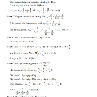 Tuyệt Kỹ Các Thủ Thuật Giải Nhanh Vật Lý 10 - KV
