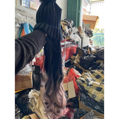 tóc mũ len️freeship 50k️ tóc mũ len omber cao cấp