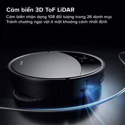 Robot Hút Bụi Lau Nhà Cao Cấp Roborock Saros 10R Lực 19.000, Camera AI -Hàng Chính Hãng