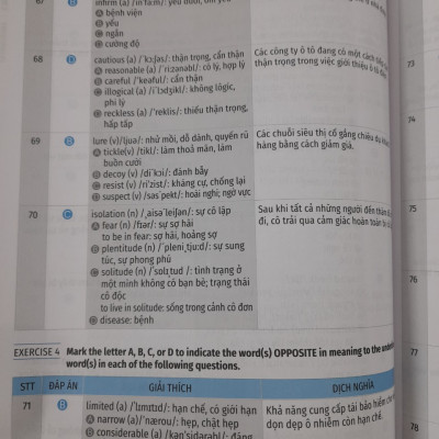 20 chủ đề từ vựng tiếng anh