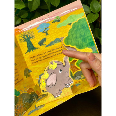 Sách Voi con tìm mẹ (Bìa cứng) - Nhã Nam - BẢN QUYỀN