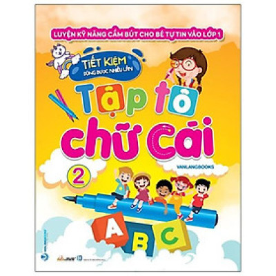 Tập Tô Chữ Cái - Tập 2 (Kèm Bút Lông Bảng)