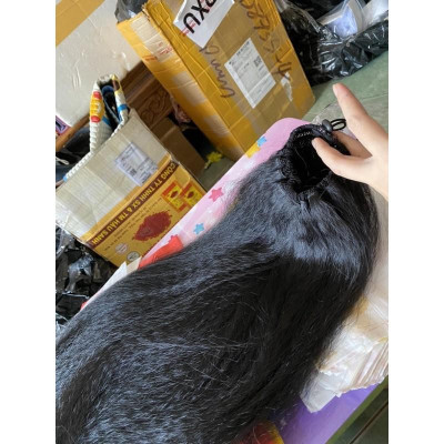 Tóc giả cột xù nhuyễn cao cấp