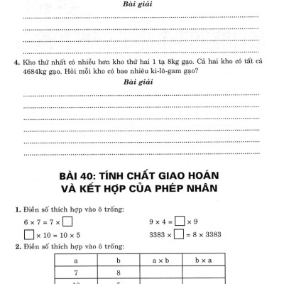 Vở Bài Tập Nâng Cao Toán 4 Tập 2 (Bám Sát SGK Kết Nối Tri Thức Với Cuộc Sống) _HA