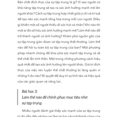 Sách - Luật Tập Trung - Càng Tập Trung, Càng Phát Triển