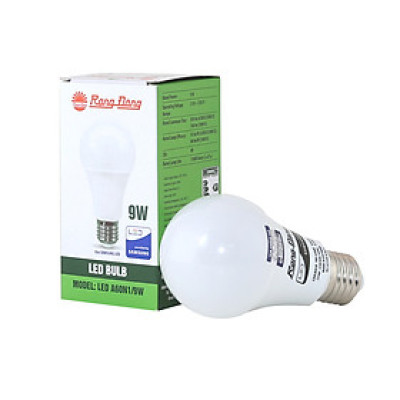Combo 10 Bóng đèn led tròn 9W Rạng Đông, Model LED BULB LED A60N1/9w HÀNG CHÍNH HÃNG