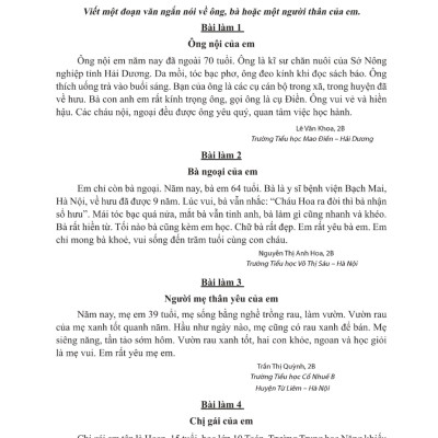 Tuyển Chọn Những Bài Văn Miêu Tả 2_ML