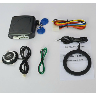 Bộ Khởi Động Đề Nổ Xe Hơi Start Stop Đen Bản Cao Cấp: Khóa Từ Chống Trộm Thông Minh Loại Tốt Mẫu Mới