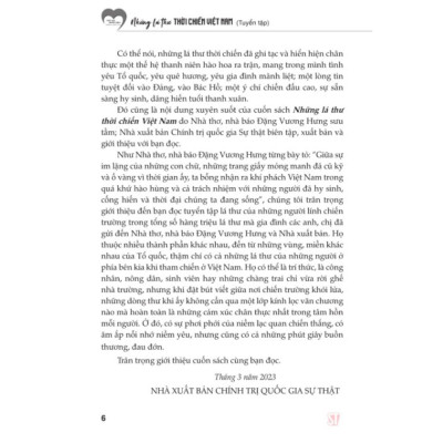 Sách - Những Lá Thư Thời Chiến Việt Nam - SBOOKS