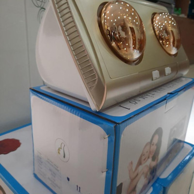 Đèn Sưởi Nhà Tắm ABG 3 Bóng Sưởi, Mỗi Bóng Công Suất 275W, Phù Hợp Với Phòng Tắm Rộng Từ 4-6 Mét Vuông - Hàng Chính Hãng