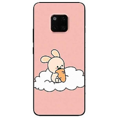 Ốp lưng dành cho Huawei 5t - Mate 20 - Mate 20 Pro mẫu Thỏ Ăn Cà Rốt Hồng