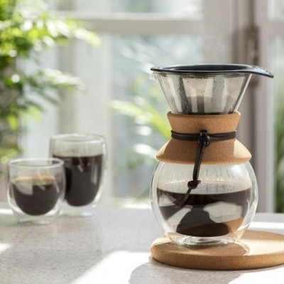 Bình pha cà phê Bodum Pour Over 11571-109, dung tích 1L, sản xuất Bồ Đào Nha | Hàng chính hãng