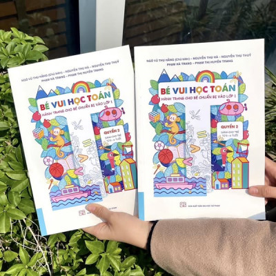 TẶNG BỘ DỤNG CỤ HỌC TẬP - COMBO SÁCH BÉ VUI HỌC TOÁN (QUYỂN 1 + QUYỂN 2)