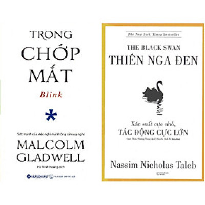 Bộ Sách Về Tư Duy Bán Chạy Nhất Thế Giới (Gồm 2 Cuốn: Trong Chớp Mắt + Thiên Nga Đen) Tặng Sổ Tay Giá Trị (Khổ A6 Dày 200 Trang)