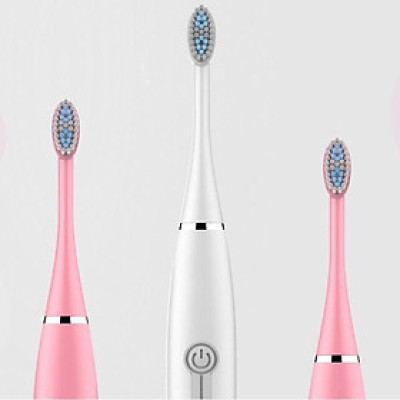 Bàn Chải Đánh Răng Điện W9 Dùng Pin Tiện Lợi Tặng Kèm 2 Đầu Thay Thế