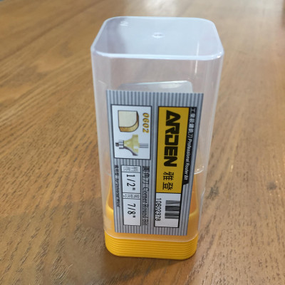 Mũi phay, mũi soi, mũi cắt vát cạnh tròn lồi 1/2"x7/8"(R=11.10mm) ARDEN