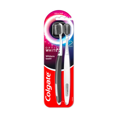Bộ 2 Bàn Chải Colgate Trắng Răng Optic White
