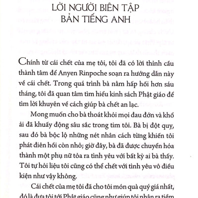 Từ Giã Cuộc Đời Với Tâm An Lạc