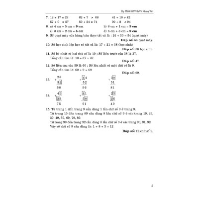 Sách - Nâng Cao Và Phát Triển Tư Duy Toán Lớp 2 - Khang Việt Book
