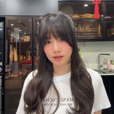 Mái Pháp tóc thậ.t nữ (không có tóc phía sau)- Tóc Giả Vân Anh