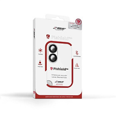 Miếng Dán Cường Lực LENS Camera ZEELOT Pishield Titanium Alloy Lens Dành Cho iPhone 16/ Iphone 16 Plus_ Hàng chính hãng