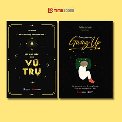 Combo 2 cuốn sách Lời Chỉ Dẫn Của Vũ Trụ - Để Vũ Trụ Cùng Bạn Quyết Định + A Hug For Not Giving Up