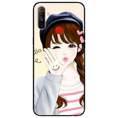 Ốp lưng dành cho Realme C3 mẫu Hello Em Gái