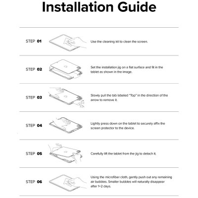 Dán màn hình cường lực dành cho iPad Pro 11" M4/Pro 13″ M4 RINGKE Easy Slide Tempered Glass - Hàng Chính Hãng