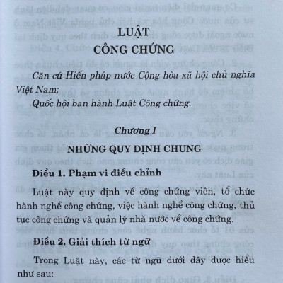 Luật Công Chứng Năm 2024