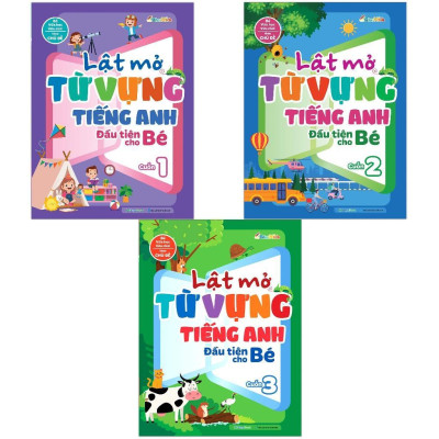 Sách Tương Tác - Lật Mở Từ Vựng Tiếng Anh Đầu Tiên Cho Bé - Chọn Lẻ 3 Chủ Đề - Megabook
