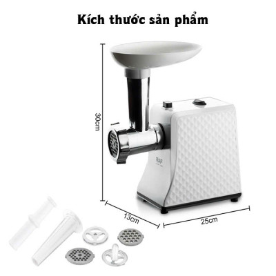 Máy xay thịt gia đình, máy đùn thịt công nghiệp, nhồi thịt, hàng nga siêu bền.