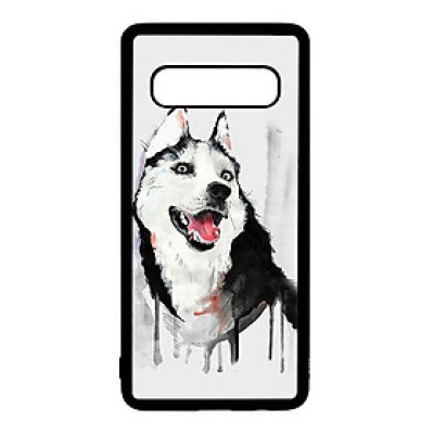 Ốp lưng điện thoại dành cho Samsung S10 Plus Husky Dog