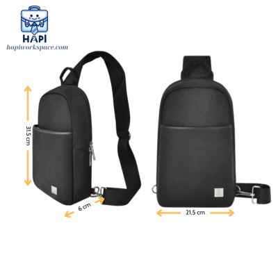 Túi đeo chéo bao tử WiWU Hali Sling Wi-HS: Chống thấm nước, siêu tiện dụng hàng ngày, gọn nhẹ
