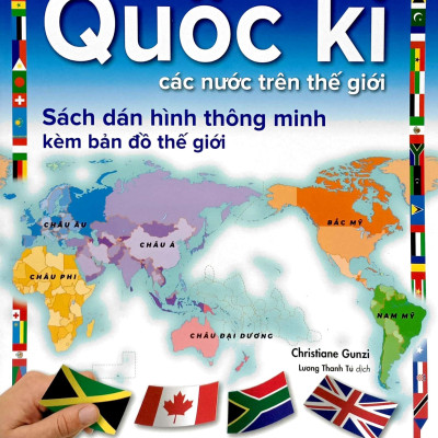 Combo Bộ Sách Dán Hình Thông Minh: Vũ Trụ + Quốc Kì (Bộ 2 Cuốn)