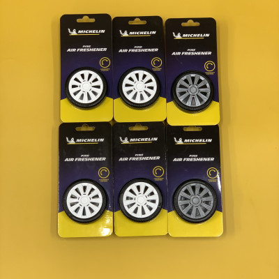 Sáp Thơm  ÔTô MICHELIN Khử Mùi Xe Hơi Cao Cấp - Michelin Organic Can Air Freshener (Hàng Chính Hãng)-mùi hương jet Black 